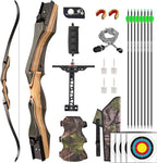 60 Archery Bow Set Wooden Bow