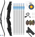 Archery Bow Set Recurve Bow and Arrow Youth Bow and Arrow Beginner Bow Set