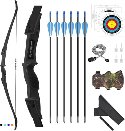 Archery Bow Set Recurve Bow and Arrow Youth Bow and Arrow Beginner Bow Set