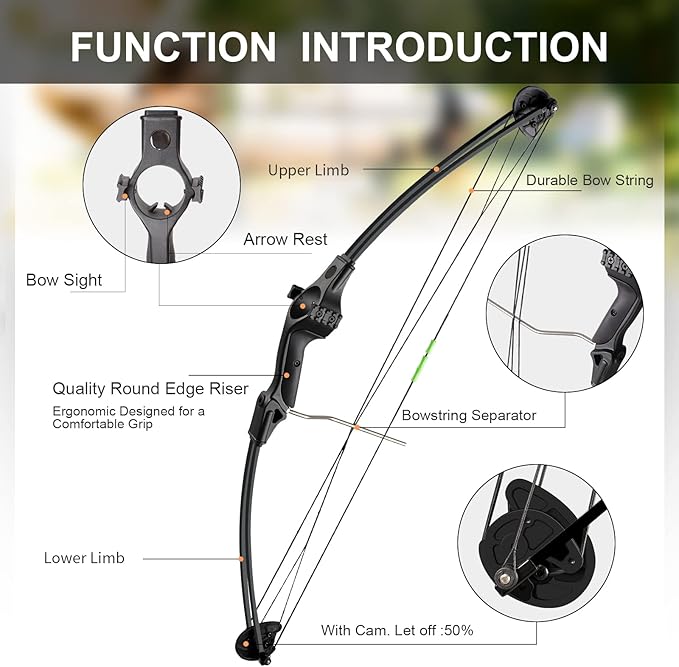Youth Compound Bow Set Beginner Bow