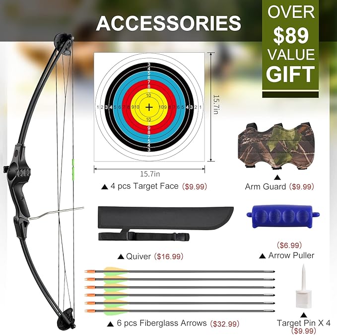 Youth Compound Bow Set Beginner Bow