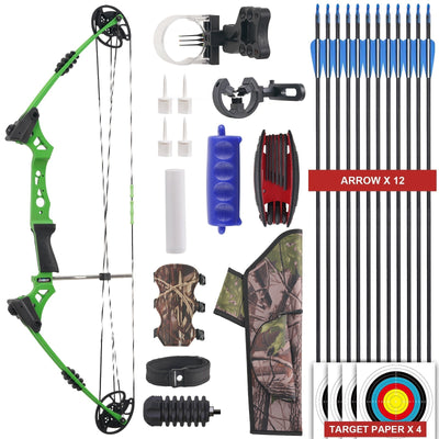 M009 Pink Archery Compound Bow&Arrow Set, For Youth&Adults, Ages 16+