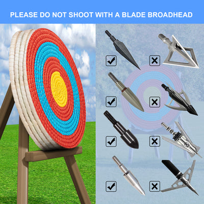 Archery target Compound bow Target Arrow Target 5 Layers 20" Solid Straw Target